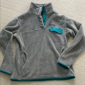 Patagonia Gray Fleece Pullover
